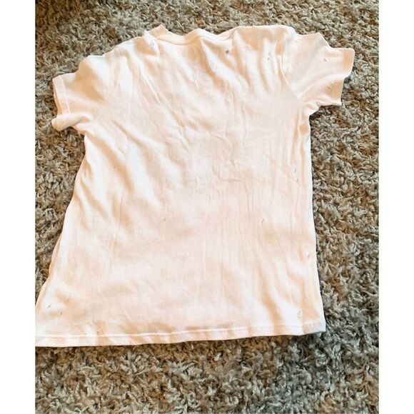 NEW Chaser Journey White Distressed Graphic rocker Tee T SHIRT sz XS S - Picture 5 of 6